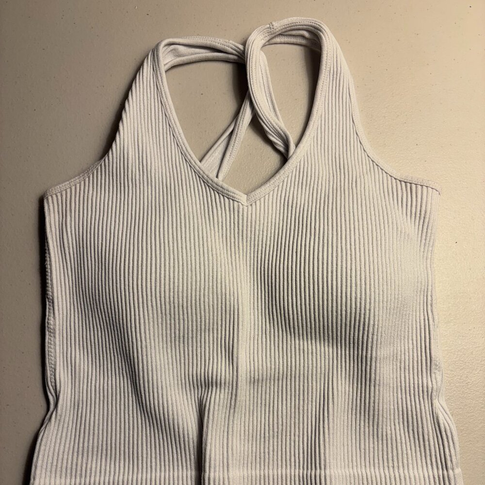Set of FOUR Altar’d State Compression Ribbed Tank Top W/ Built In Bra - Picture 8 of 10